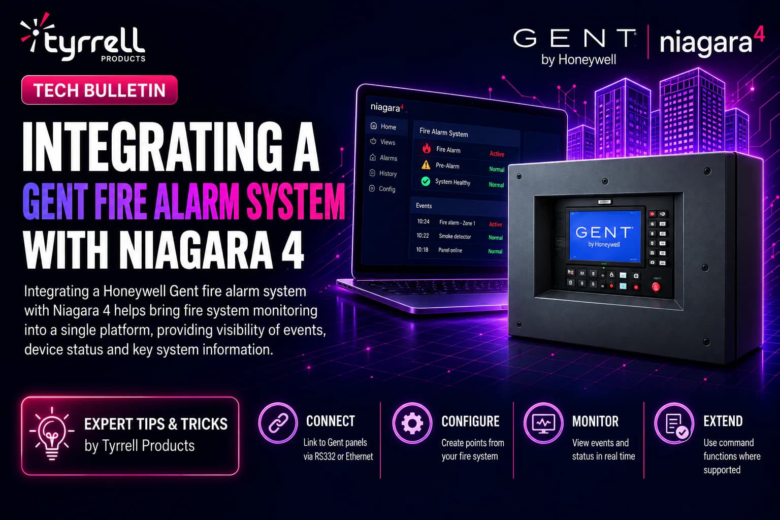 Integrating A Honeywell Gent Fire Alarm System With Niagara 4
